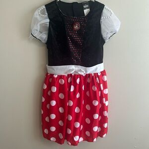 Disney Girls Minnie Mouse Costume Dress. Size Youth Large